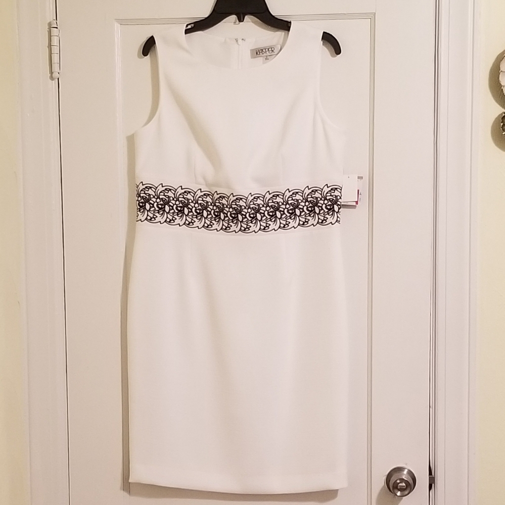 Kasper Lily  White Dress